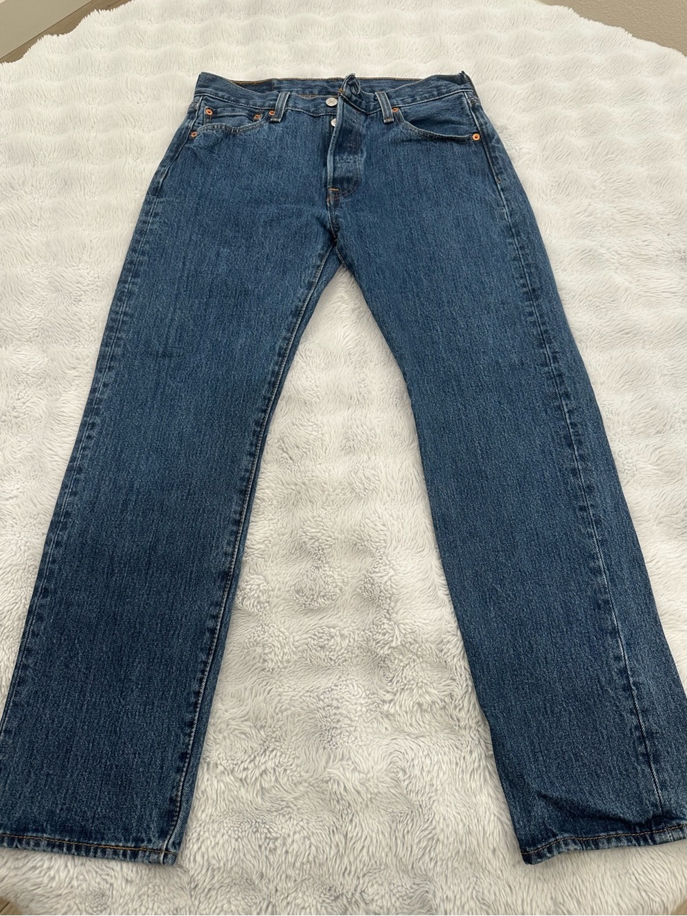 Levi’s 501 Original Fit Jeans W30 L30 Button Fly Medium Wash